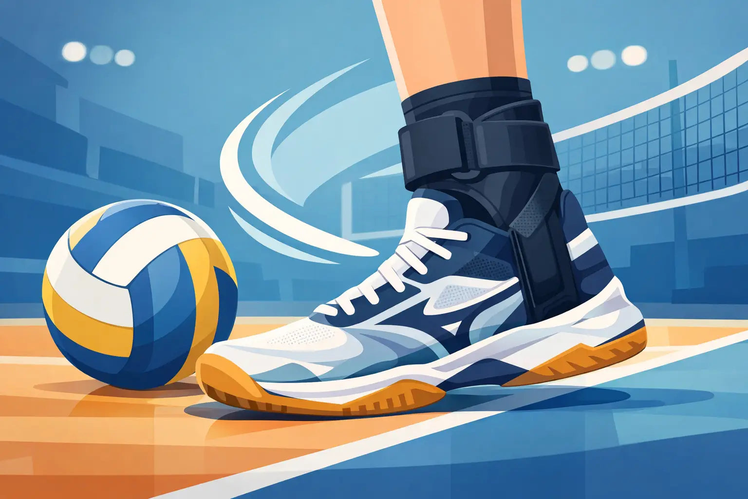 Volleyball Shoe Ankle Support That Works